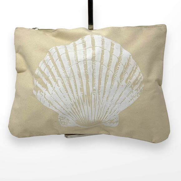 Cream White Sea Shell Beachy Clutch - Picture 2 of 7
